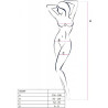 Passion - Bs099 Bodystocking Noir Taille Unique